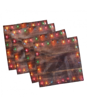 Ambesonne New Year Set of 4 Napkins 18