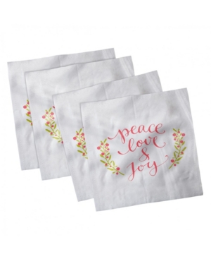 Ambesonne Saying Set of 4 Napkins 18
