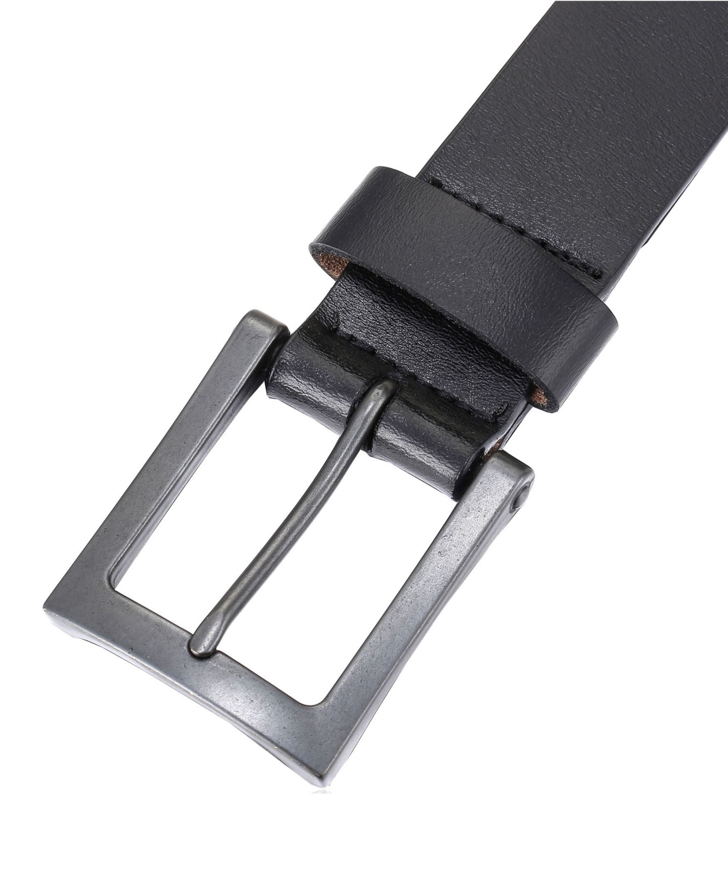 Мужской ремень Gallery Seven Mio Marino Intrepid Casual Prong Belt, цвет: Глубокий угольный — фото 4