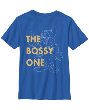 Fifth Sun Disney Snow White and The Seven Dwarfs Big Boys The Bossy One Short Sleeve T-Shirt