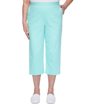 image of Alfred Dunner Spring Lake Pull-On Stretch Capris