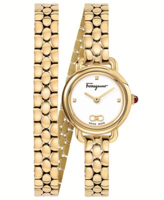 Salvatore Ferragamo Ferragamo Women's Swiss Varina Gold-Tone