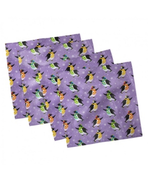 Ambesonne Winter Set of 4 Napkins 18
