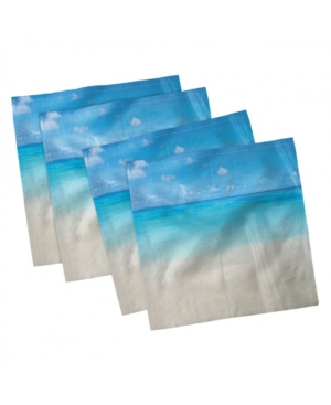 Ambesonne Ocean Set of 4 Napkins 18