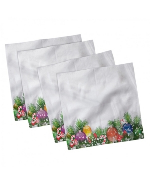 Ambesonne Christmas Set of 4 Napkins 18