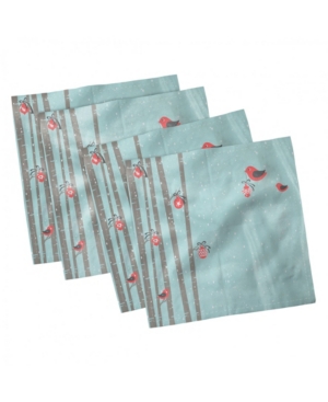 Ambesonne Christmas Set of 4 Napkins 18