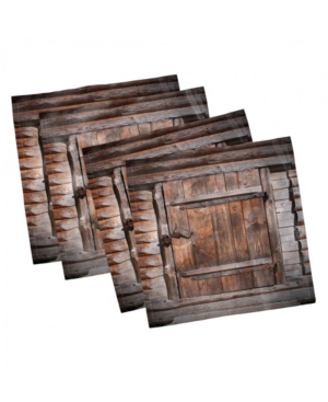 Ambesonne Vintage-Like Set of 4 Napkins 18