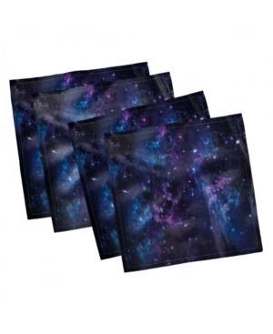 Ambesonne Space Set of 4 Napkins 18