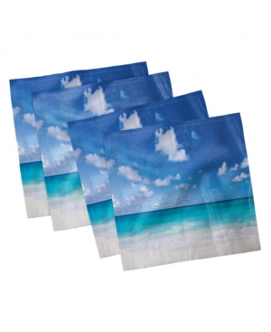 Ambesonne Ocean Set of 4 Napkins 18