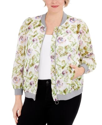 macy's womens plus size jackets