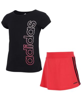 adidas shirt and skirt set