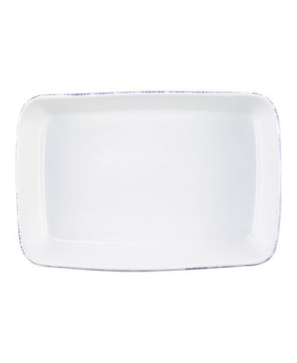 Santorini Stripe Rectangular Baker