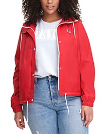 Trendy Plus Size Active Rain Slicker Jacket