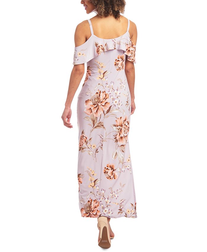 RACHEL Rachel Roy Off-The-Shoulder Floral Maxi Dress - Macy's
