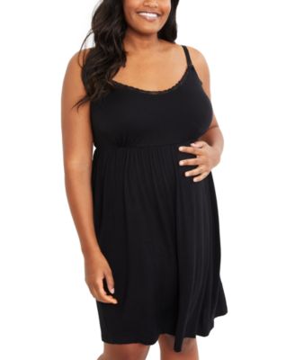 Motherhood Maternity - Maternity Plus Size Babydoll Nightgown