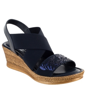 image of Easy Street Ysabelle Wedge Sandals Women-s Shoes
