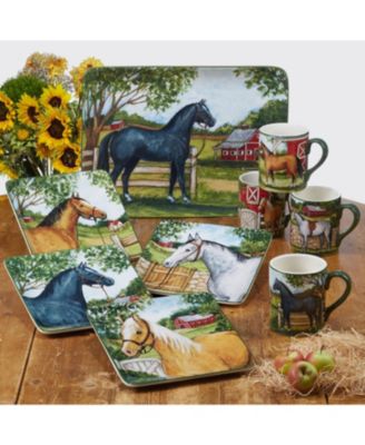 Clover Farm 4-Pc. Dinner Plates asst.