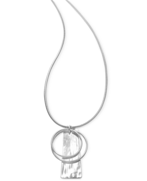 image of Style & Co Circle & Hammered Rectangle 35