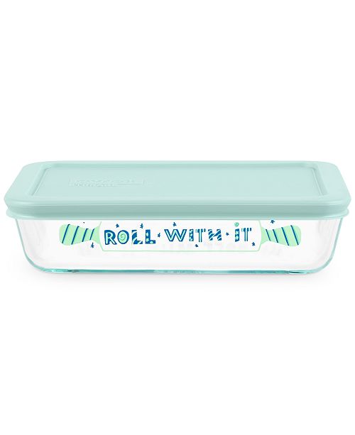 Pyrex Decorated What S Shaking 10 Pc Food Storage Container Set Reviews Bakeware Kitchen Macy S