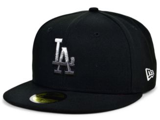 New Era Los Angeles Dodgers Black & Red 59FIFTY Fitted Cap - Macy's