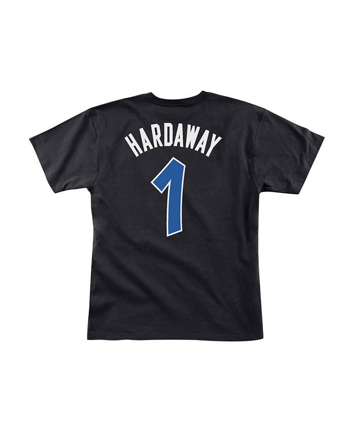 Penny Hardaway Orlando Magic Mitchell & Ness Name & Number Long Sleeve  T-Shirt - Black