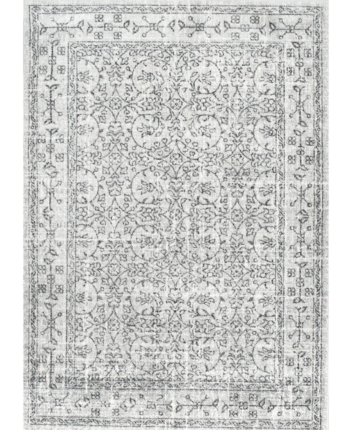 Nuloom Bodrum Vintage-inspired Waddell 5' X 7'5" Area Rug In Gray