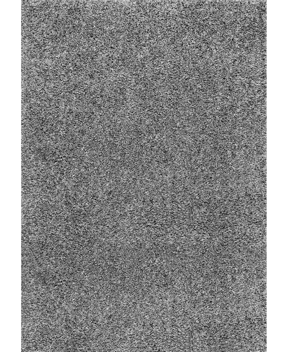 nuLoom Easy Shag Contemporary Marleen Solid 6'7in x 9' Area Rug - Gray