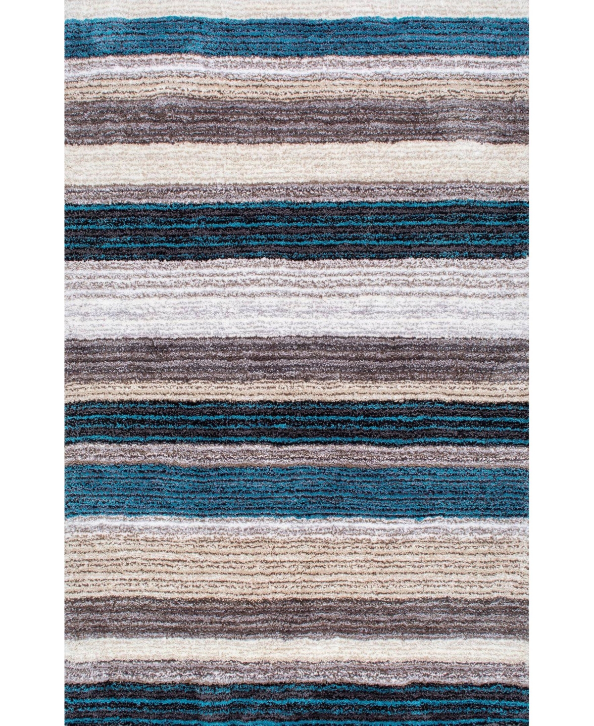 nuLoom Zoomy Hand Tufted Classie 5' x 8' Area Rug - Blue