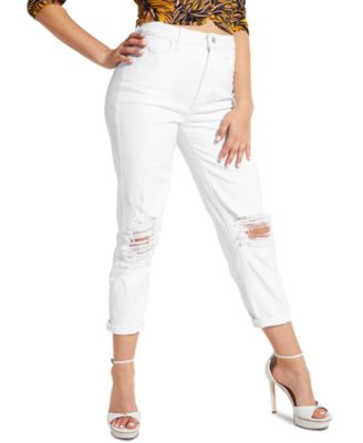 guess white ripped jeans