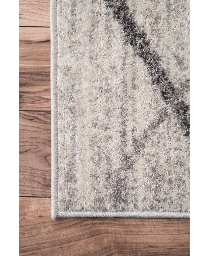 nuLoom Smoky Contemporary Thigpen Gray 4' x 6' Area Rug Macy's