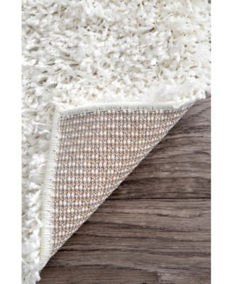 Easy Shag Marleen Plush White Rug