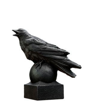 Shop Campania International Corvus Animal Statuary In Light Gray