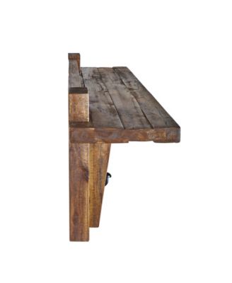 Durango Industrial Wood Coat Hook Shelf and Bench Set