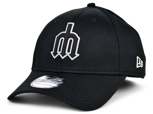 New Era Seattle Mariners 2020 Clubhouse Black White 39THIRTY Cap & Reviews - Sports Fan Shop By ...