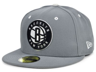 New Era - Brooklyn Nets Storm Black White Logo 59FIFTY Cap