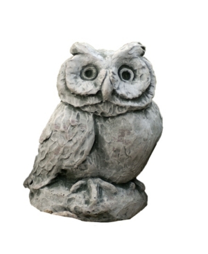 Shop Campania International Merrie Little Owl Garden Statue In Rust