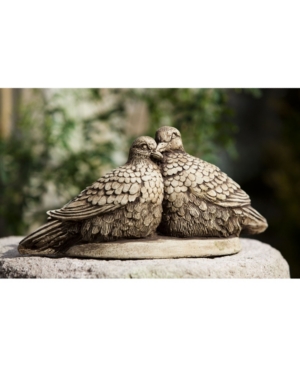 Shop Campania International Lovebirds Garden Statue In Rust