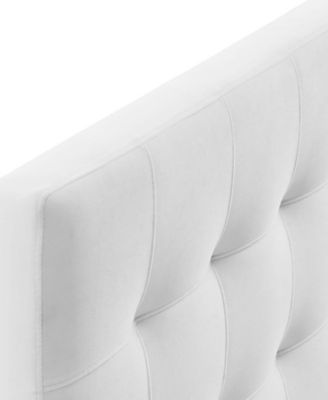 Lily King Biscuit Tufted Performance Velvet Headboard