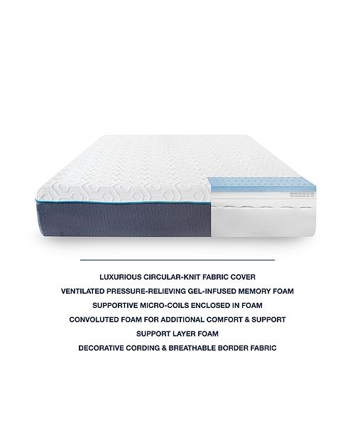 Soft Tex Sensorgel 12 4 Layer Gel Infused Memory Foam Mattress
