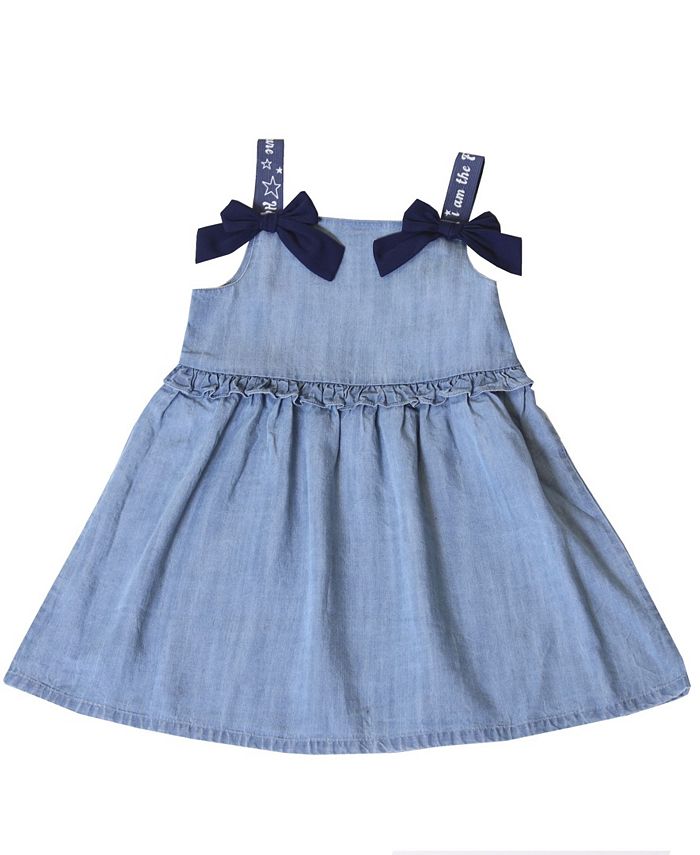 Kinderkind Little Girls Chambray Dress & Reviews - Dresses - Kids - Macy's