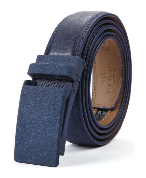 Мужской ремень Mio Marino Slate Ratchet Belt, цвет: Тёмно-синий