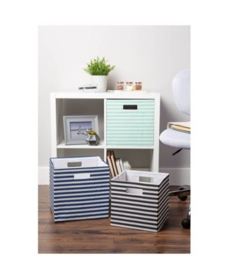 Polyester Cube Pinstripe Square