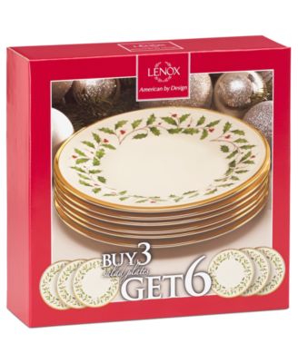 Holiday Salad Plates, Set of 6