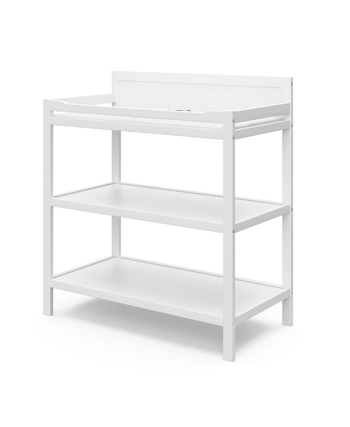 Storkcraft Change Table with Change Pad and Storage Shelves Macy's