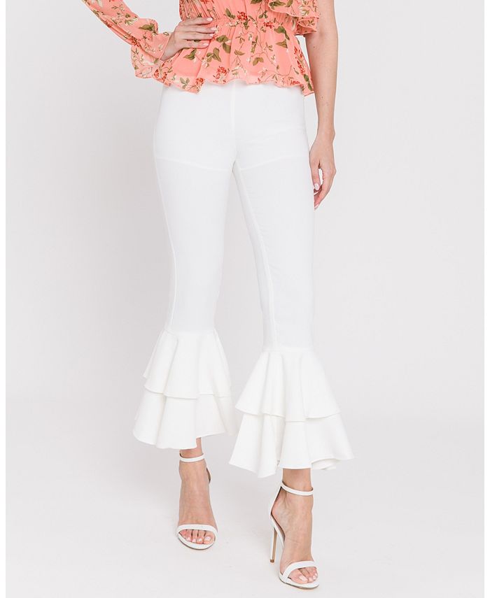 Endless Rose Ruffled Pants Reviews Pants Capris Women Macy S