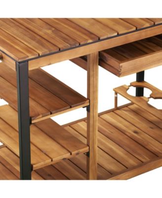 Briallen Outdoor Bar Cart