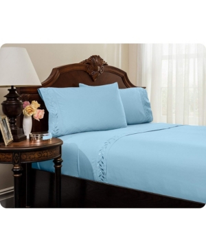 Reversifi Embroidered Bed Sheets Set - Queen Bedding