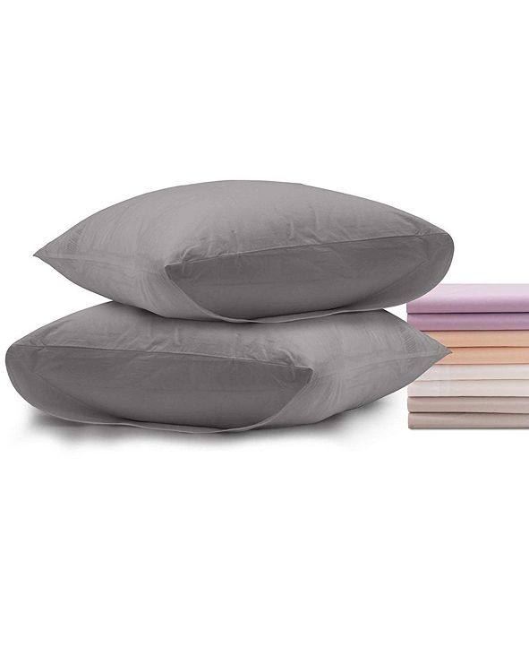 Superior Linen Pillow Cases Envelope Closure Style, Standard Set of 2