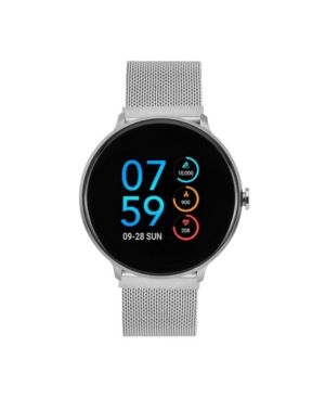 image of iTouch Unisex Sport Silver-Tone Case with Silver-Tone Mesh Strap 43mm