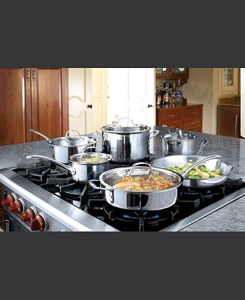 Calphalon - Cookware, Tri-Ply 13 Piece Set